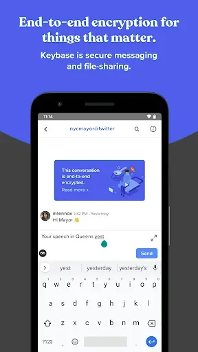 Скриншот 1 — Keybase