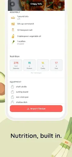 Скриншот 4 — Kitcha: Recipe & Meal Planner