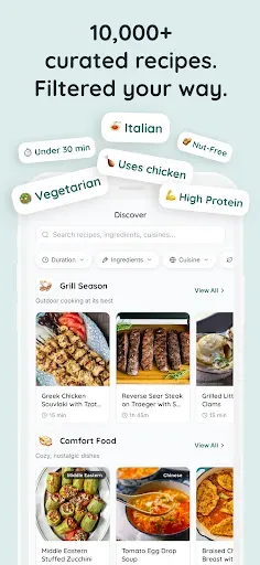 Скриншот 5 — Kitcha: Recipe & Meal Planner