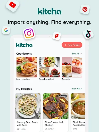 Скриншот 6 — Kitcha: Recipe & Meal Planner