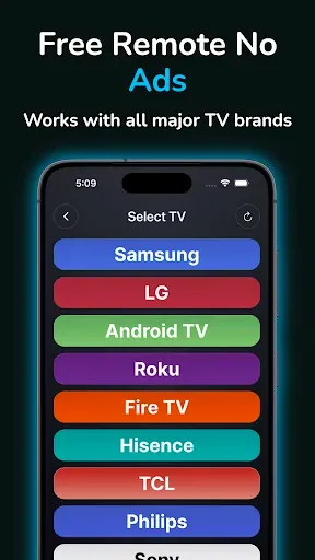 Скриншот 1 — Any TV Remote Control