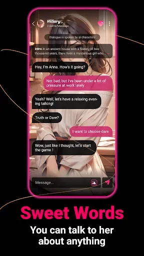 Скриншот 2 — Cute AI - Immersive Chat