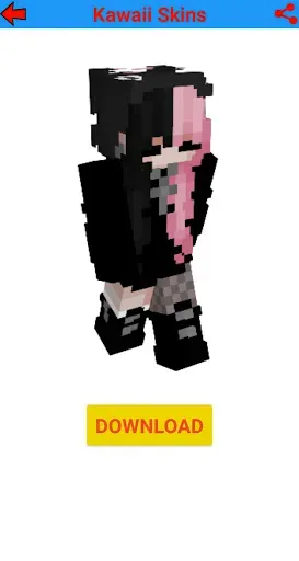 Скриншот 3 — Kawaii Skins For Minecraft