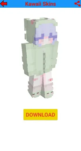Скриншот 5 — Kawaii Skins For Minecraft
