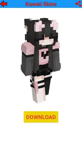 Скриншот 6 — Kawaii Skins For Minecraft