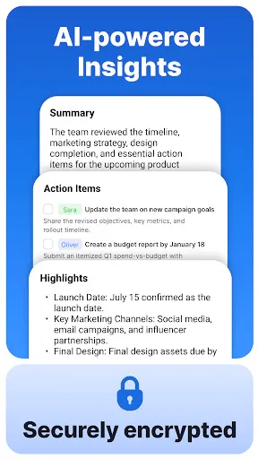 Скриншот 3 — Summary - AI Note Taker