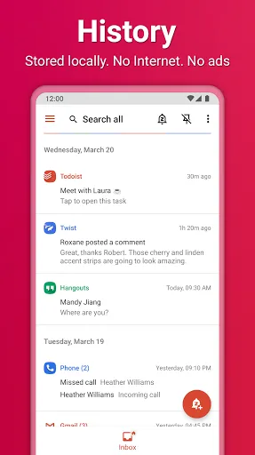 Скриншот 1 — Nap: notification manager