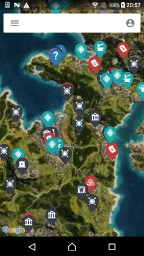 Скриншот 1 — MapGenie: AC Odyssey Map