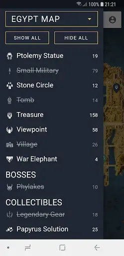 Скриншот 8 — MapGenie: AC Origins Map