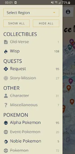 Скриншот 2 — MapGenie: Arceus Map
