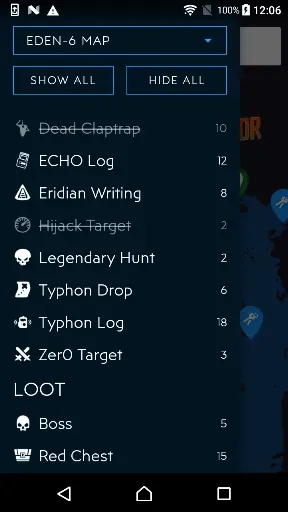 Скриншот 2 — MapGenie: Borderlands 3 Map