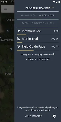 Скриншот 4 — MapGenie: Hogwarts Legacy Map