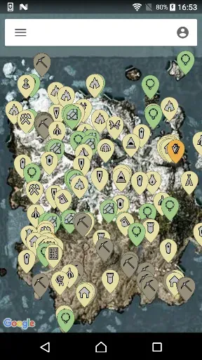 Скриншот 1 — MapGenie: Skyrim Map