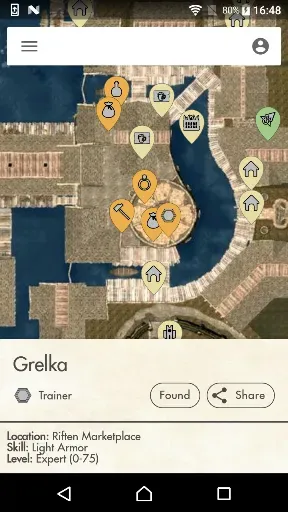 Скриншот 6 — MapGenie: Skyrim Map