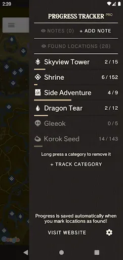 Скриншот 4 — MapGenie: TOTK Map