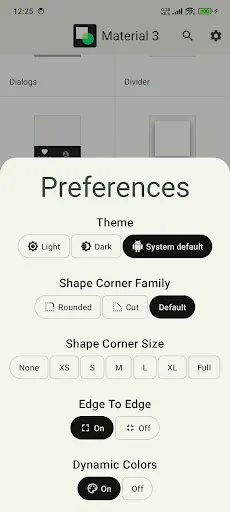 Скриншот 2 — Material Design Components
