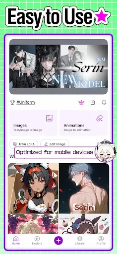 Скриншот 6 — PixAI: AI Anime Art Generator