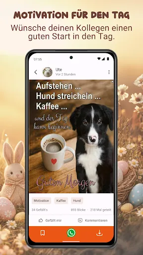 Скриншот 5 — MoinMoin: Guten Morgen Sprüche