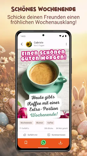 Скриншот 6 — MoinMoin: Guten Morgen Sprüche