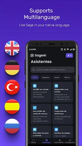 Скриншот 8 — Sage AI - AI Coach & Assistant