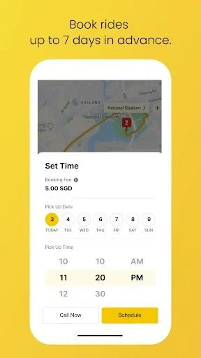 Скриншот 2 — TADA - Taxi, Cab, Ride Hailing
