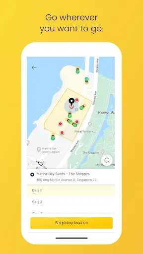 Скриншот 3 — TADA - Taxi, Cab, Ride Hailing