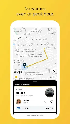 Скриншот 6 — TADA - Taxi, Cab, Ride Hailing
