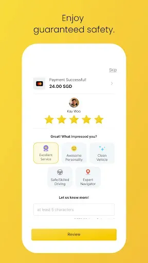 Скриншот 7 — TADA - Taxi, Cab, Ride Hailing