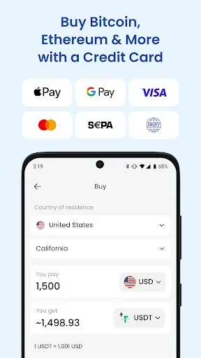 Скриншот 6 — Noone Crypto Wallet
