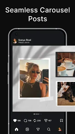 Скриншот 1 — Carousel Post Layout: SwipeMix