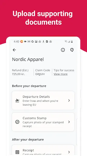 Скриншот 2 — Pie VAT - Tax Free Shopping