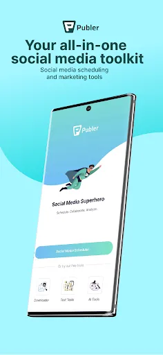 Скриншот 1 — Publer: Social Media Tools