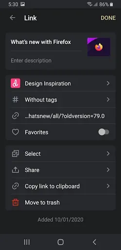 Скриншот 4 — Raindrop.io