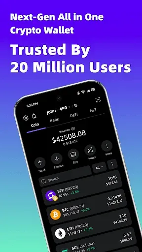 Скриншот 1 — SafePal: Crypto Wallet BTC NFT