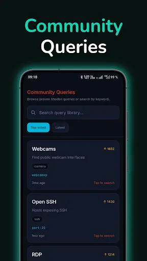 Скриншот 4 — Shodan.io App