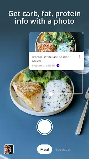 Скриншот 1 — SNAQ - Diabetes Food Tracker