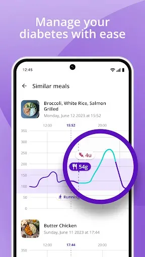 Скриншот 2 — SNAQ - Diabetes Food Tracker