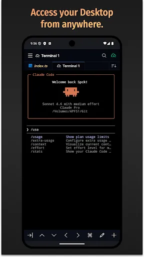 Скриншот 2 — Spck Editor / Git Client