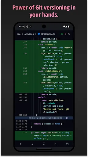 Скриншот 6 — Spck Editor / Git Client