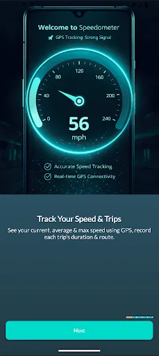 Скриншот 1 — GPS-спидометр: Спидометр