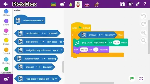 Скриншот 1 — PictoBlox - Block Coding & AI