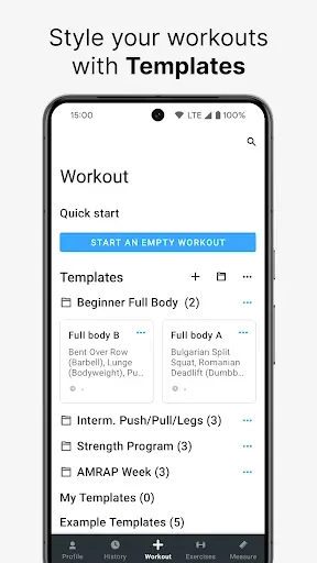 Скриншот 5 — Strong Workout Tracker Gym Log