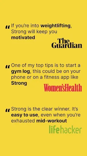 Скриншот 7 — Strong Workout Tracker Gym Log