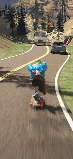 Скриншот 1 — Downhill Racer