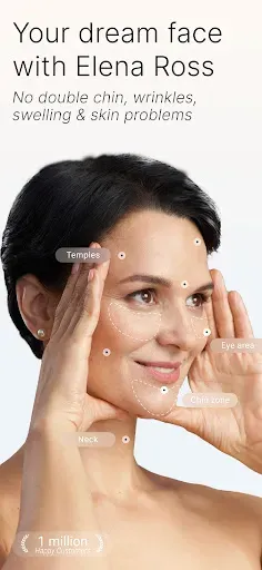 Скриншот 1 — FaceTone: Face Fitness & Yoga