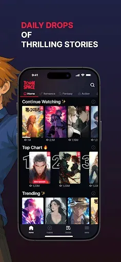 Скриншот 2 — ToonSpace: Comics and Manhwa