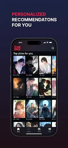 Скриншот 4 — ToonSpace: Comics and Manhwa