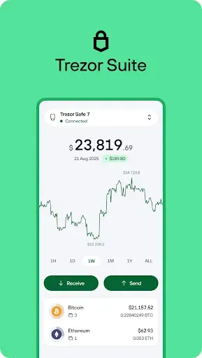 Скриншот 1 — Trezor Suite