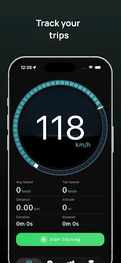 Скриншот 1 — TripRank - Speed Tracker