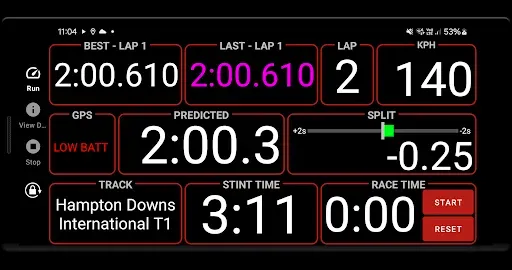 Скриншот 8 — VRacer – GPS Таймер Круга